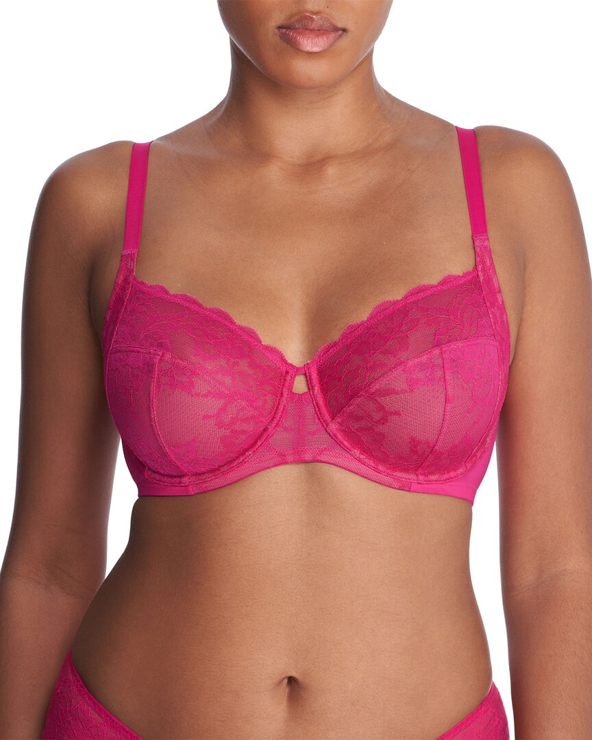 womens Statement Full Figure Underwire Bra, 32C, Pink